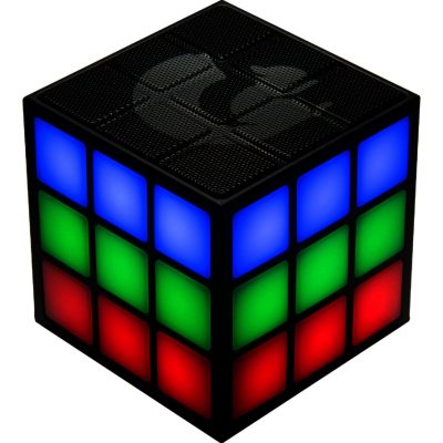 Goodmans GBTSPKCUBE LED Bluebooth Muliticolour Rubix Cube Speaker